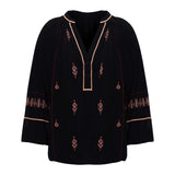 Saint Womens Black Viscose Top