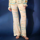 Saint Womens Multi Viscose Crepe Co-ord  Set