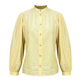 Saint Womens Amber Stripe Cotton Shirt