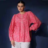 Saint Womens Bloom Sushi Voile Top