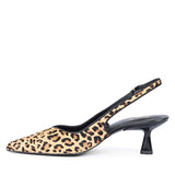 Saint Jeanne Leo Print Leather Pumps