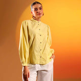 Saint Womens Amber Stripe Cotton Shirt