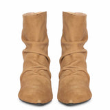 Saint Florino Beige Handcrafted Ankle Boots