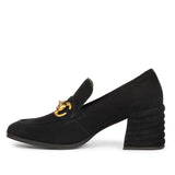 Saint Vera Black Suede Leather Handcrafted Moccasins