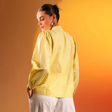 Saint Womens Amber Stripe Cotton Shirt