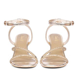 Saint Katie Golden Strass Adorned Gold Stilettos