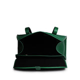 Verdeana Green Leather Tote Handbags