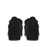 Saint Vera Black Suede Leather Handcrafted Moccasins