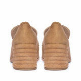 Saint Vera Beige Suede Leather Handcrafted Moccasins