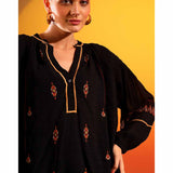 Saint Womens Black Viscose Top