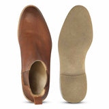 Saint Joseph Tobacco Brown wax-sued leather Chelsea Boot