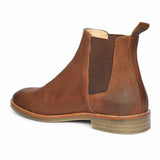 Saint Joseph Tobacco Brown wax-sued leather Chelsea Boot