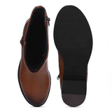 Saint Martina Tan Leather Calf  Boots - SaintG