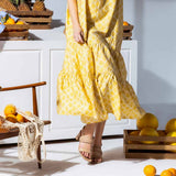 Saint Mabel Hand Woven Nude Leather Block Heels