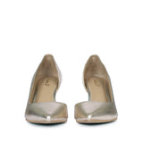 Saint Layla Metallic Gold Leather Pumps