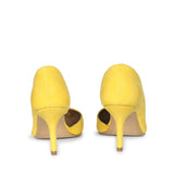 Saint Layla Yellow Suede Leather Pumps