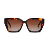 Coral Cove Havana Brown Square Sunglasses