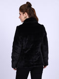 Saint Fernanda Black Fur Women's Jackets