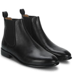 Saint Lorenzo black  leather Chelsea boot - SaintG