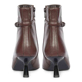 Saint Darcie Buckle Decor Napa Ankle Boots