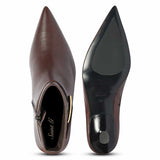 Saint Darcie Buckle Decor Napa Ankle Boots