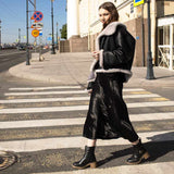 Saint Carmen Buckle Black Suede Leather Ankle Boots