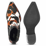 Saint Morrison Multi Pony Hair Leather Ankle Boots