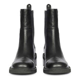 Saint Aitana Trio Ring Black Leather High Ankle Boots