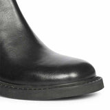 Saint Aitana Trio Ring Black Leather High Ankle Boots