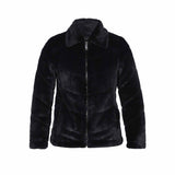 Saint Fernanda Black Fur Women's Jackets