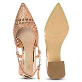 Saint Anya Cipria Hand Woven Leather Block Heels