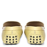 Saint Lucy Lime Woven Leather Loafers