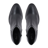 Saint Alexa Black Croco Leather Ankle Boots - SaintG