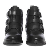 Saint Aurora Multi Buckle Leather Boots