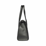Verdeana Black Leather Tote Handbags
