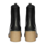 Saint Betsy Black Leather High Ankle Boots