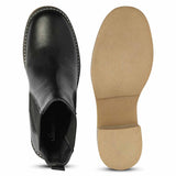 Saint Betsy Black Leather High Ankle Boots