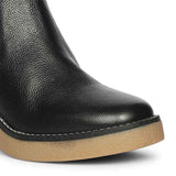 Saint Betsy Black Leather High Ankle Boots