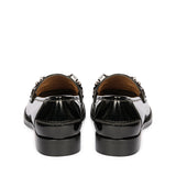 Saint Livia Black Leather Moccasins