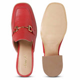 Step out in confidence with Saint Jasmine's red lizard moccasins, a perfect blend of fashion and comfort