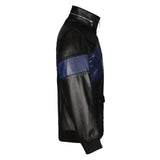 Saint Vittorio Black Leather Men's Jackets