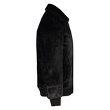 Saint Luca Black Fur Men's Jacket