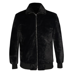 Saint Luca Black Fur Men's Jacket
