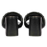 Versatile Strappy Black Heels - Saint Bethany - Elevate your look effortlessly