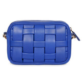 Bennet Blue Leather Handcrafted Cross Body Sling Bags