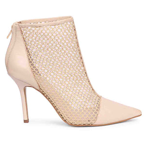 Kinslee Ivory Mess Suede Leather Pumps