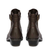 Saint Jaycee Brown Leather Ankle Boots