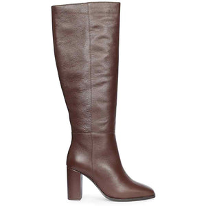 Saint Lia Brown Leather Knee High Slouch Boots