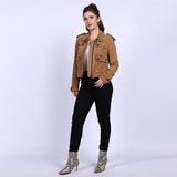 Saint Reba Conic Leather Women Jackets