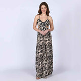 Saint Womens Ivory Cut-out Waist Maxi Dress